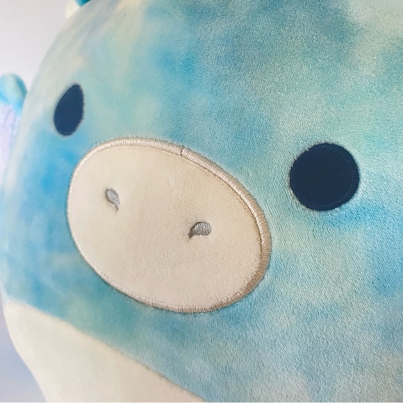 Squishmallows 12” Keith the Blue Tie Dyed Dragon 2021 - Picture 12 of 13